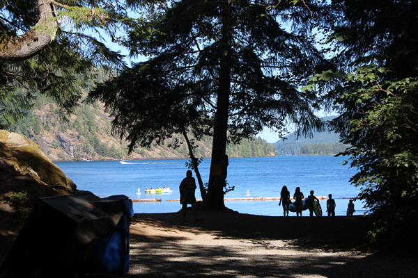 Gordon Bay Provincial Park at Lake Cowichan. Photograph by Adam Ungstad.